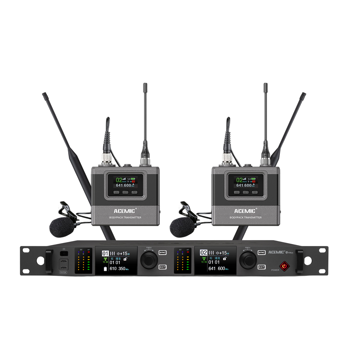 G4Max/BP-BL Wireless Lavalier Microphone for Stage Performance