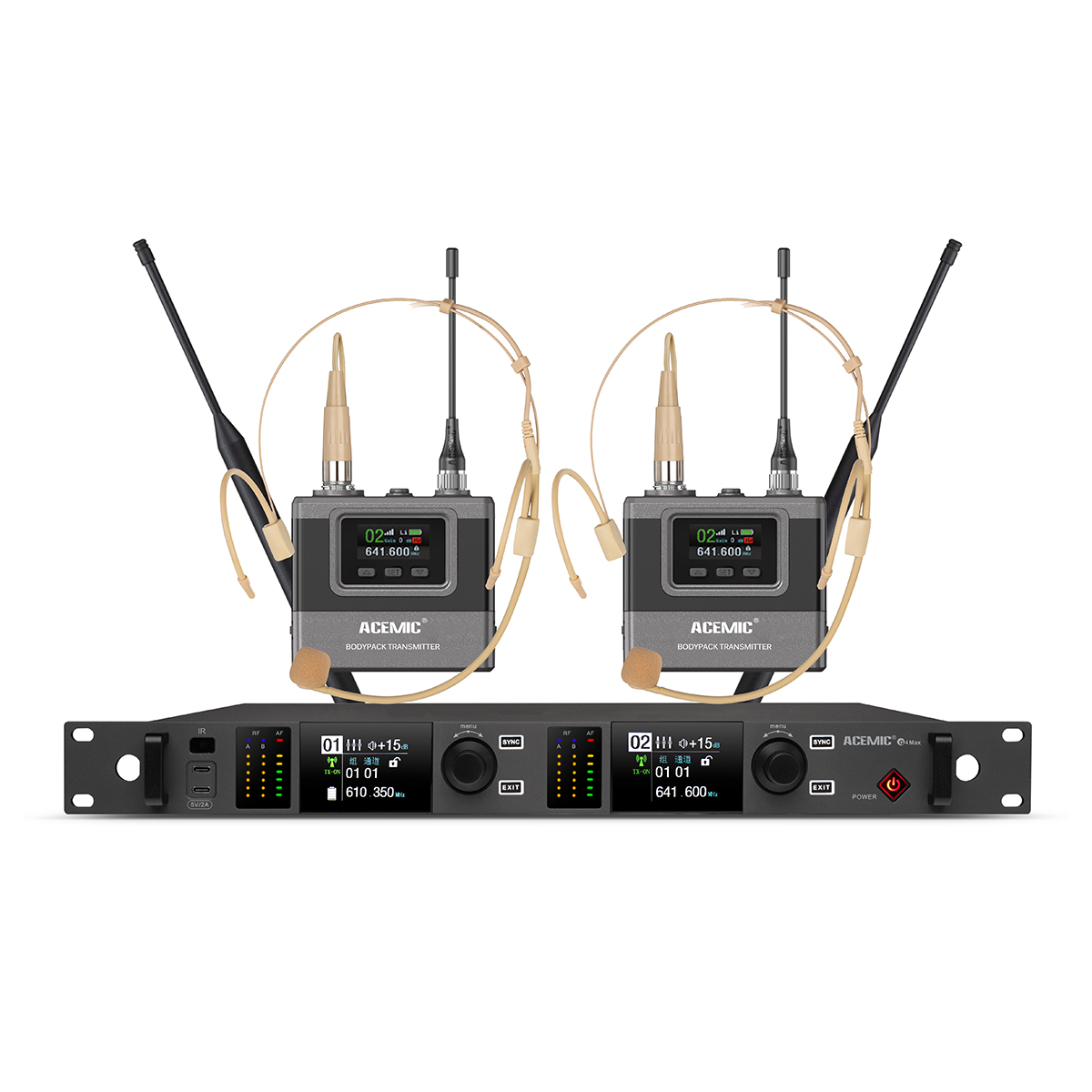 G4Max/BP-BH Wireless Headset Microphone for Stage Performance