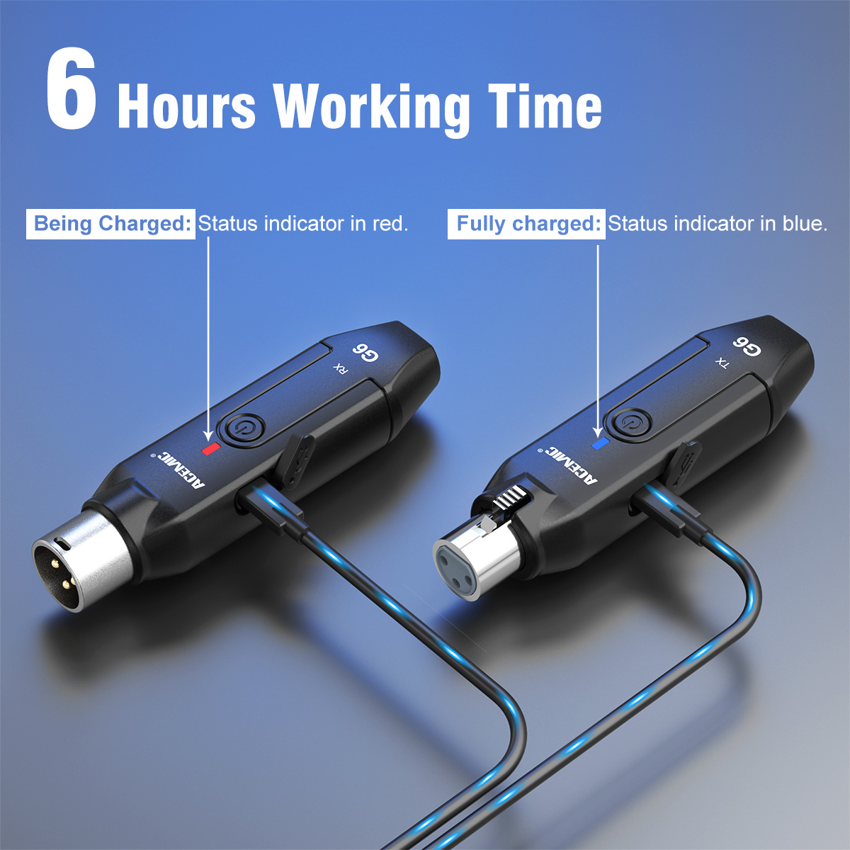 G6C 2.4G Wireless Audio Transmitter and Receiver System