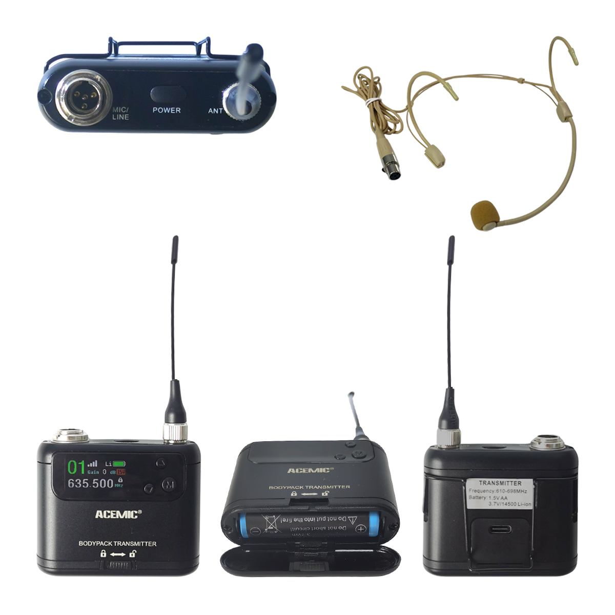 G4Max/BP-CH Wireless Headset Microphone for Stage Performance