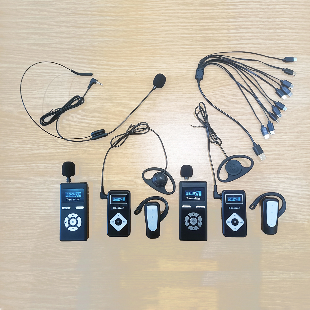 TG-208N 8PCS Wireless Tour Guide System