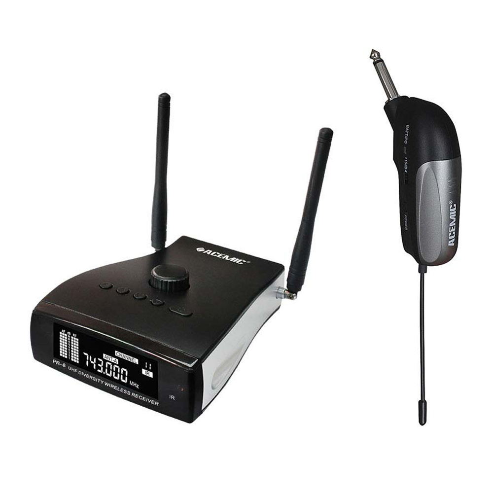 PR-8/GT-1 Wireless Guitar System 30-Degree Angle