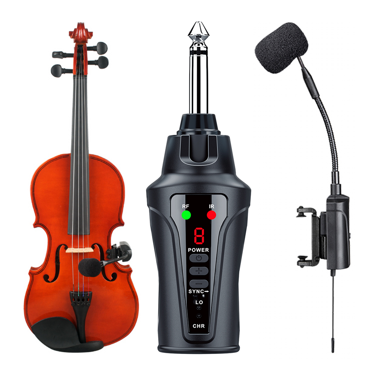 VT-5 Wireless Violin Microphone