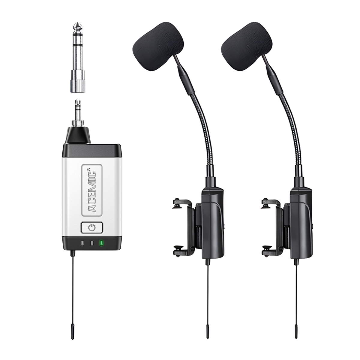 Q2/VT-5 Wireless Violin Microphone Dual Channel
