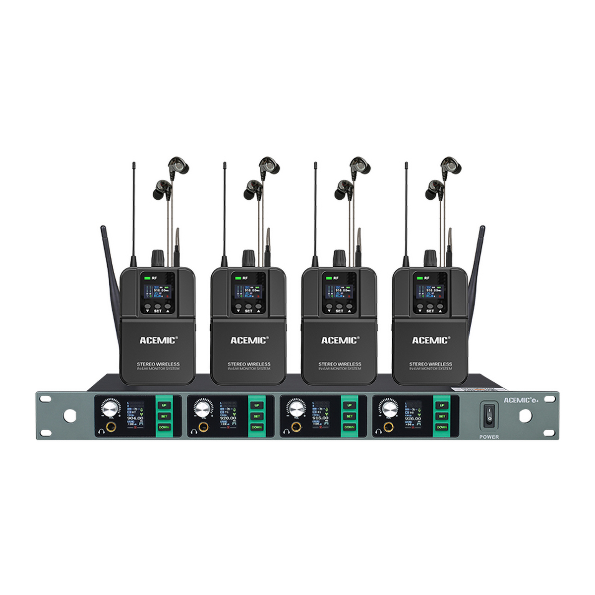 S4 Stereo Wireless In-Ear Monitor System 4 Channel