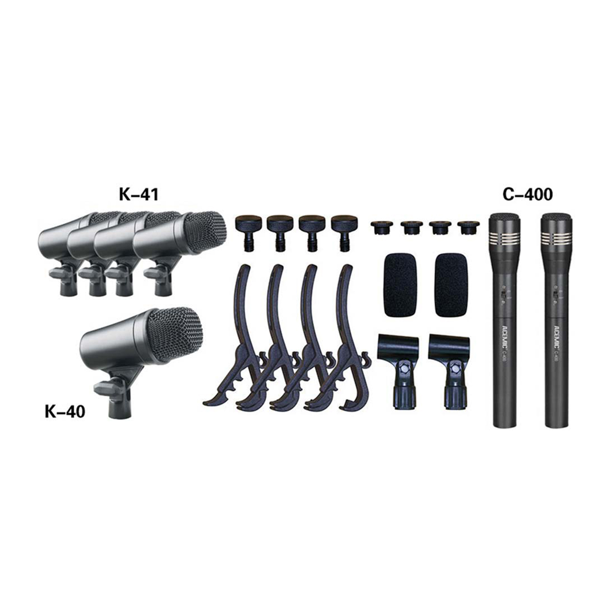 DM-7D 7-Piece Drum Microphone Set