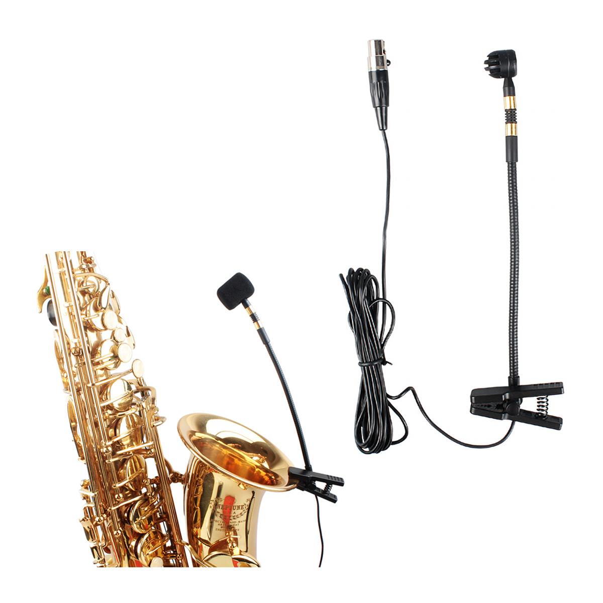 ST-10 Wired Saxophone Microphone for Recording