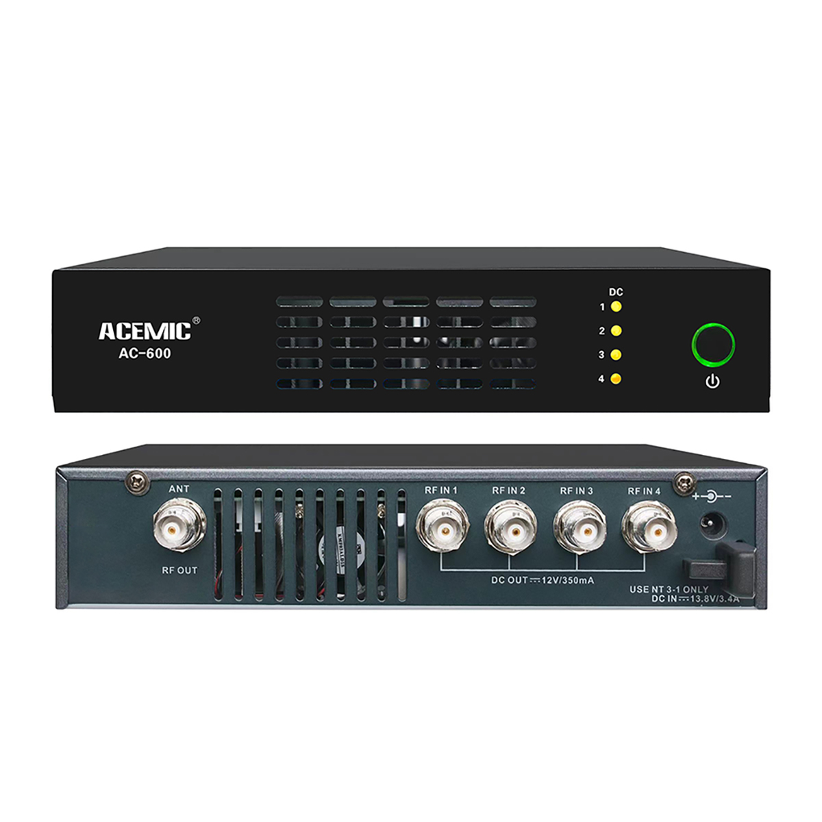 AC-600 Active Antenna Combiner for Wireless IEM System