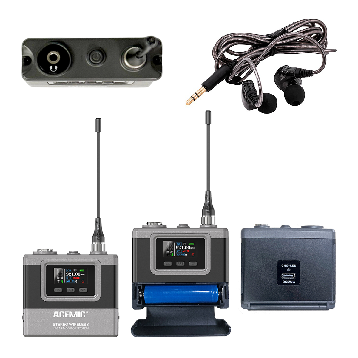 S4A Stereo Wireless In-Ear Monitor System for Whole Band